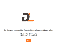 Tablet Screenshot of dlcentroamerica.com